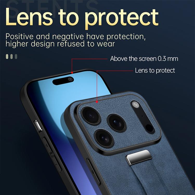 For iPhone 17 Pro Max SULADA Tide Cool Series PC Hybrid Leather Texture Skin Feel Phone Case