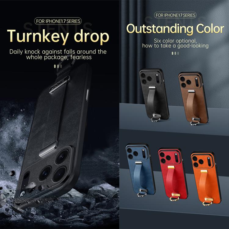 For iPhone 17 Pro SULADA Tide Cool Series PC Hybrid Leather Texture Skin Feel Phone Case