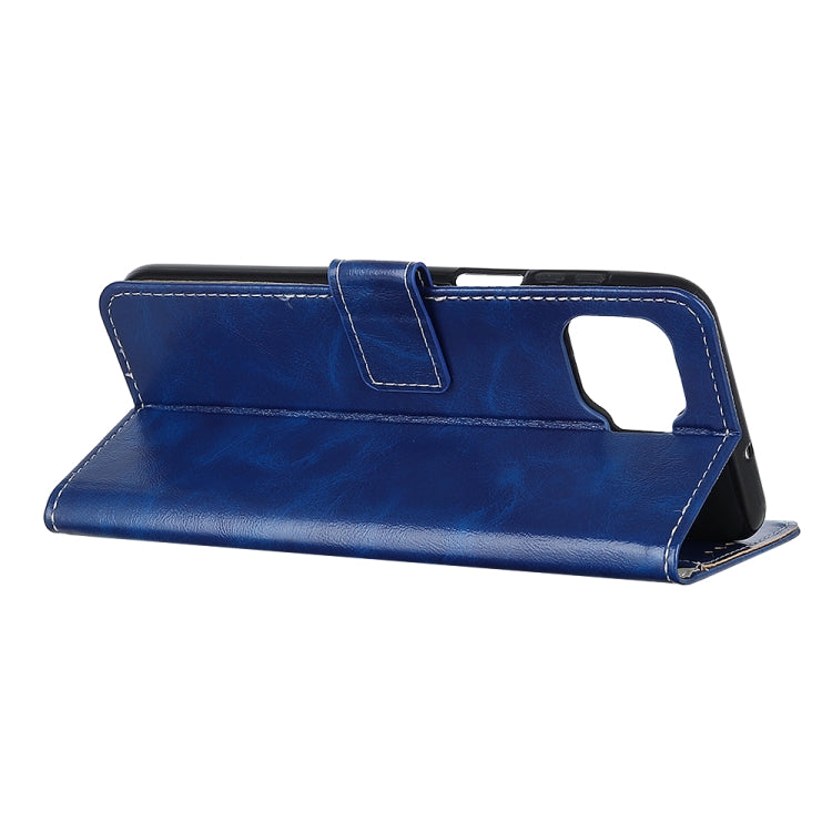 For OPPO F17 Pro Retro Crazy Horse Texture Horizontal Flip Leather Case with Holder & Card Slots & Photo Frame & Wallet