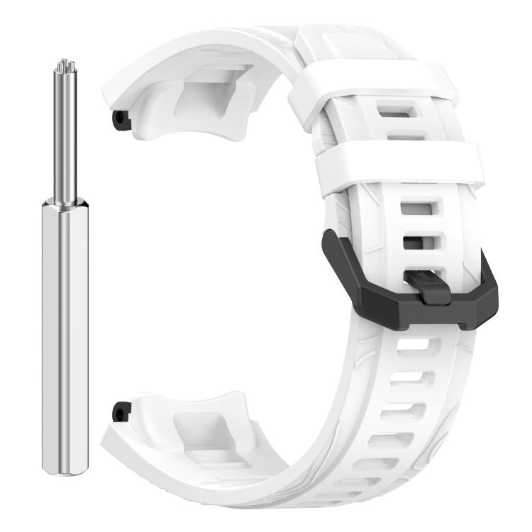 For Amazfit T-Rex 3 xDfind Solid Color Black Buckle Silicone Watch Band