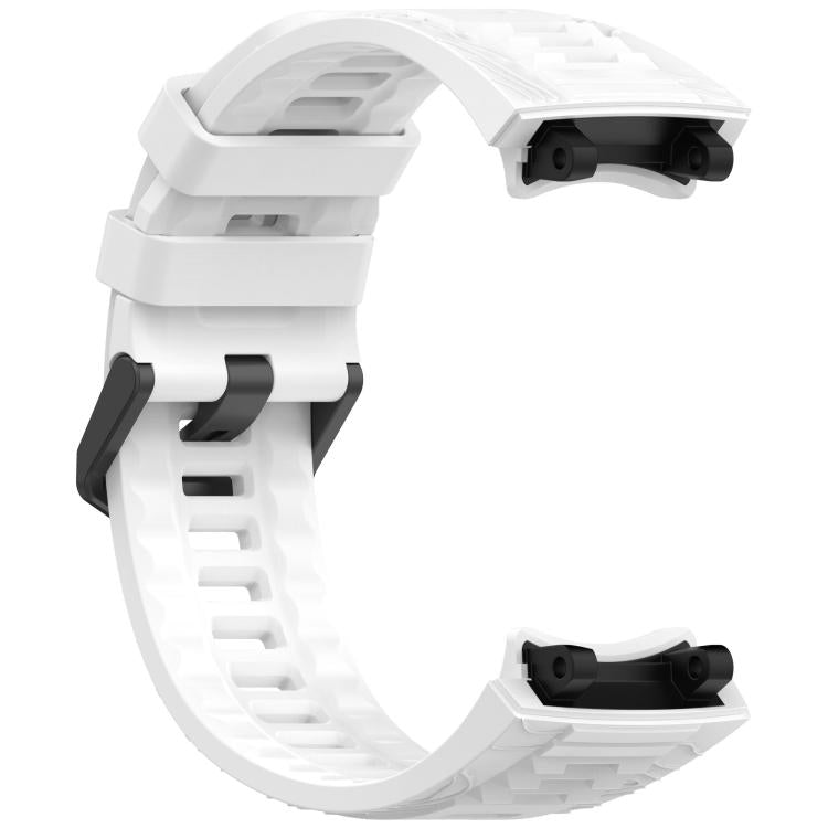 For Amazfit T-Rex 3 xDfind Solid Color Black Buckle Silicone Watch Band