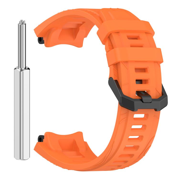 For Amazfit T-Rex 3 xDfind Solid Color Black Buckle Silicone Watch Band