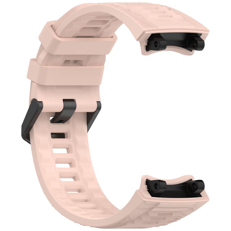 For Amazfit T-Rex 3 xDfind Solid Color Black Buckle Silicone Watch Band