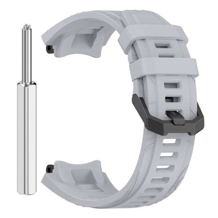 For Amazfit T-Rex 3 xDfind Solid Color Black Buckle Silicone Watch Band