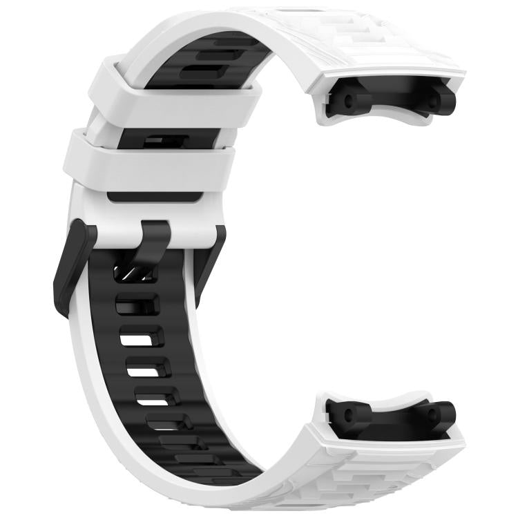 For Amazfit T-Rex 3 xDfind Two-color Black Buckle Silicone Watch Band