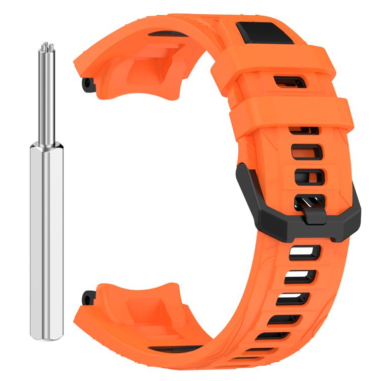 For Amazfit T-Rex 3 xDfind Two-color Black Buckle Silicone Watch Band