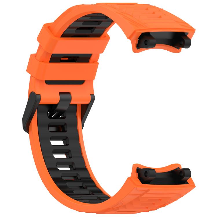 For Amazfit T-Rex 3 xDfind Two-color Black Buckle Silicone Watch Band