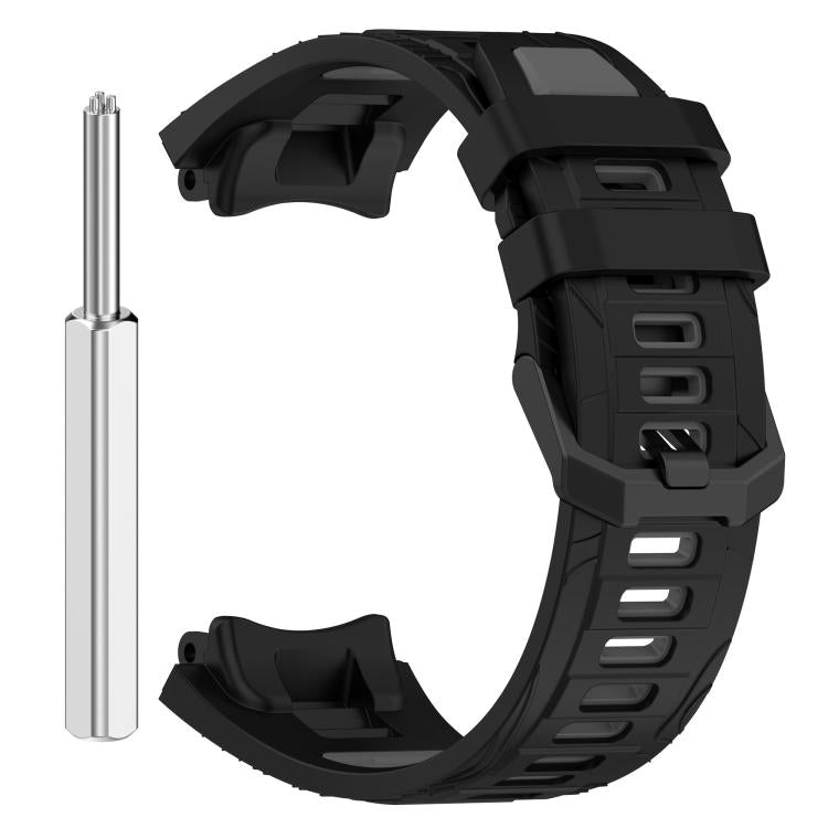 For Amazfit T-Rex 3 xDfind Two-color Black Buckle Silicone Watch Band