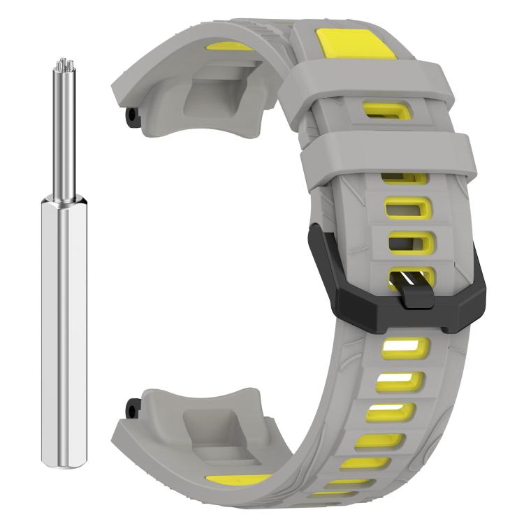 For Amazfit T-Rex 3 xDfind Two-color Black Buckle Silicone Watch Band