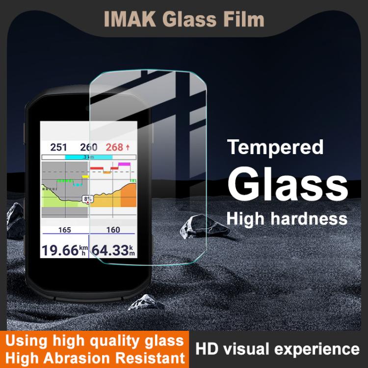 For Garmin Edge 550 / Edge 850 imak H Series Tempered Glass Film