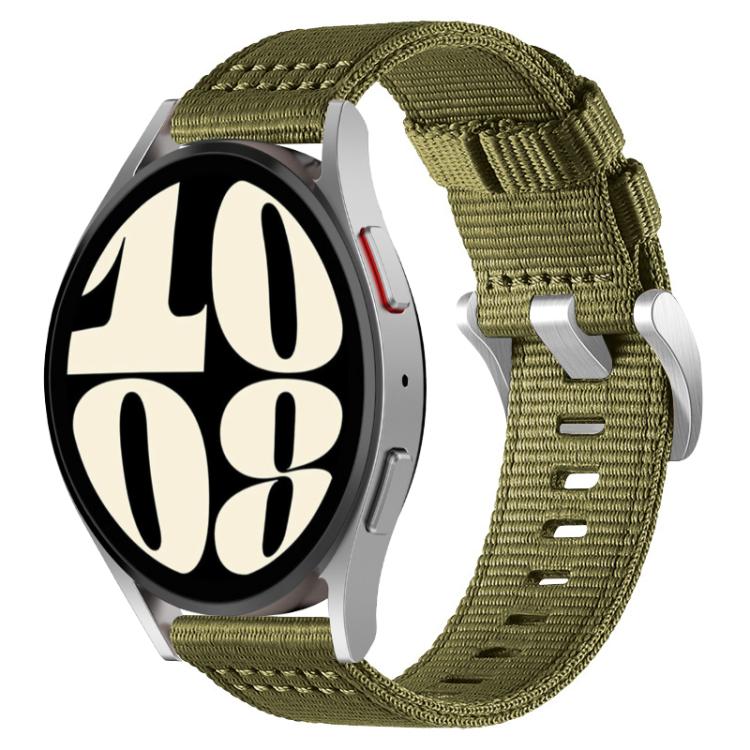 For Samsung Galaxy Watch 7 / 6 / 5 / FE xDfind Two-section Nylon Watch Band