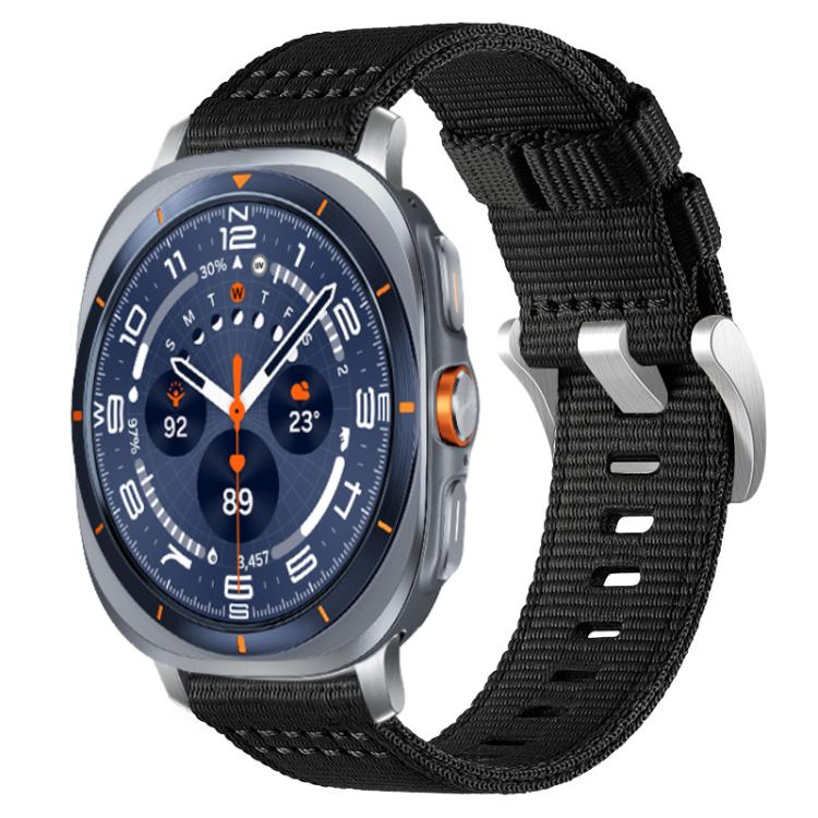 For Samsung Galaxy Watch Ultra / Ultra 2025 xDfind Two-section Nylon Watch Band