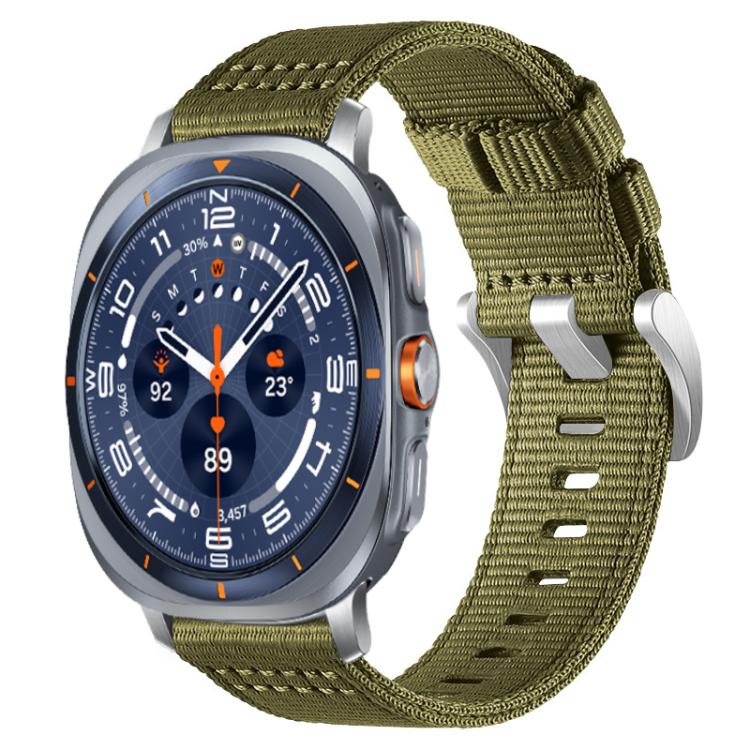 For Samsung Galaxy Watch Ultra / Ultra 2025 xDfind Two-section Nylon Watch Band