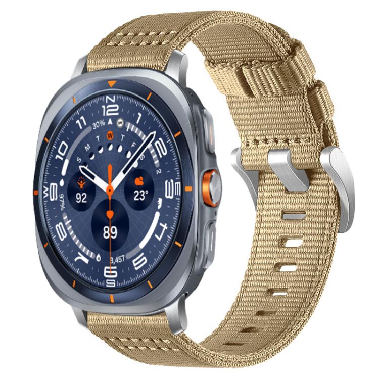 For Samsung Galaxy Watch Ultra / Ultra 2025 xDfind Two-section Nylon Watch Band