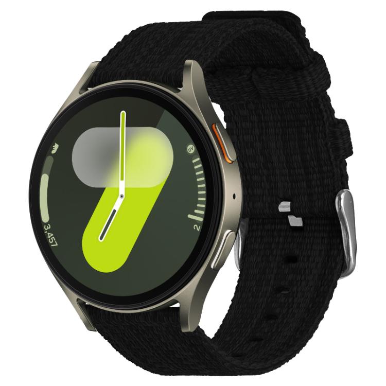 For Samsung Galaxy Watch 7 / 6 / 5 / FE xDfind Nylon Canvas Watch Band