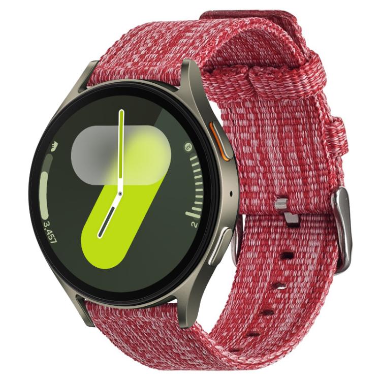 For Samsung Galaxy Watch 7 / 6 / 5 / FE xDfind Nylon Canvas Watch Band