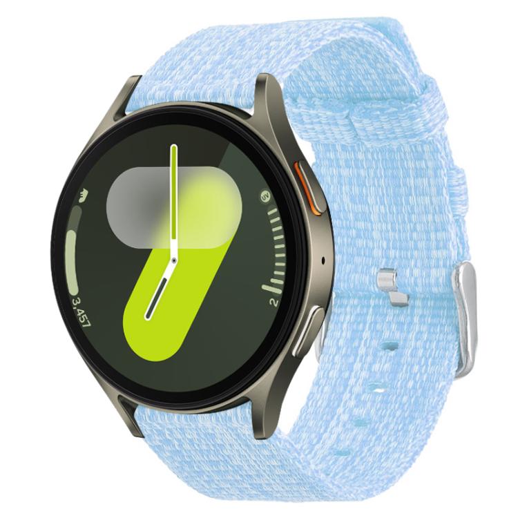 For Samsung Galaxy Watch 7 / 6 / 5 / FE xDfind Nylon Canvas Watch Band