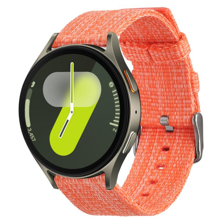 For Samsung Galaxy Watch 7 / 6 / 5 / FE xDfind Nylon Canvas Watch Band