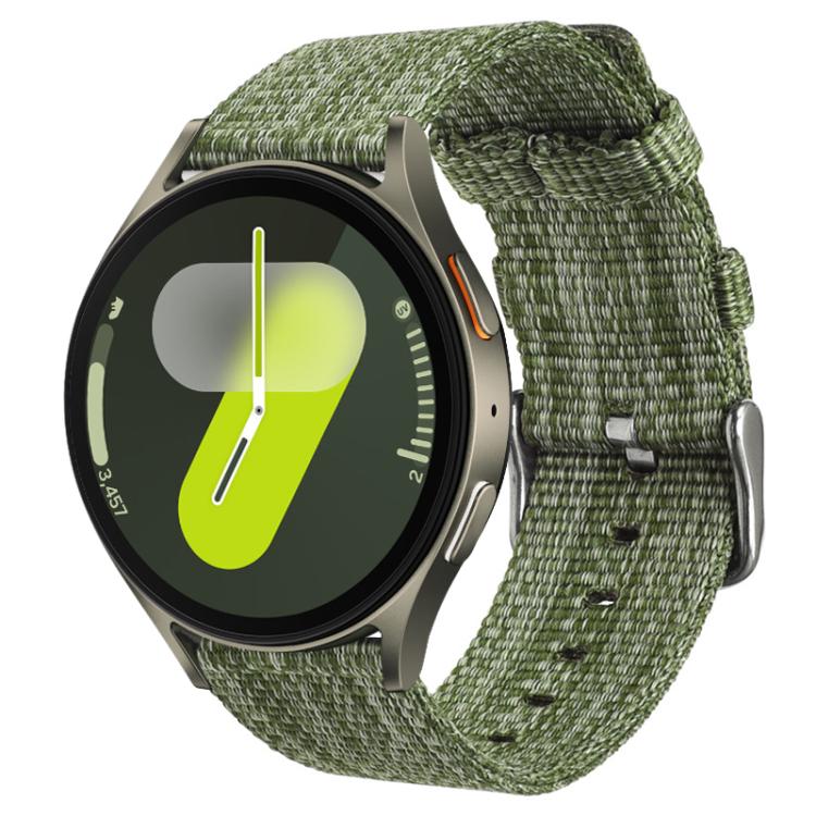 For Samsung Galaxy Watch 7 / 6 / 5 / FE xDfind Nylon Canvas Watch Band