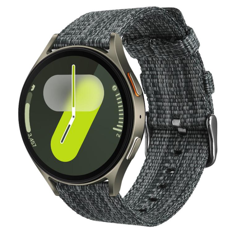 For Samsung Galaxy Watch 7 / 6 / 5 / FE xDfind Nylon Canvas Watch Band
