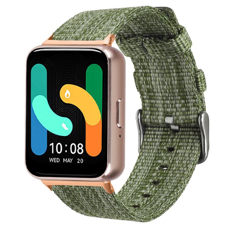 For Samsung Galaxy Fit3 xDfind Nylon Canvas Watch Band