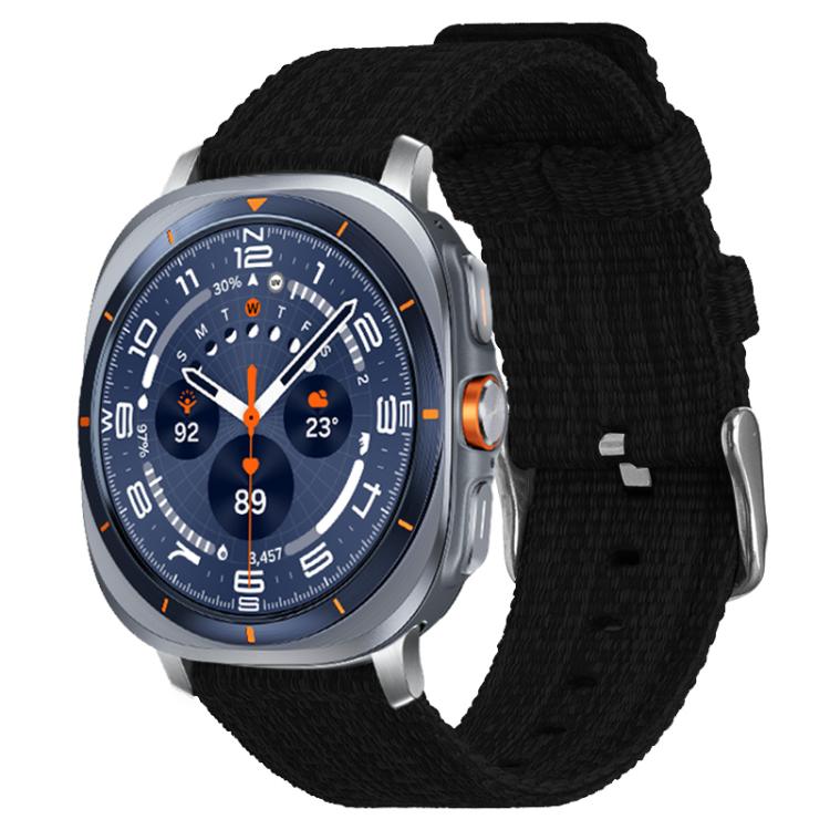 For Samsung Galaxy Watch Ultra / Ultra 2025 xDfind Nylon Canvas Watch Band