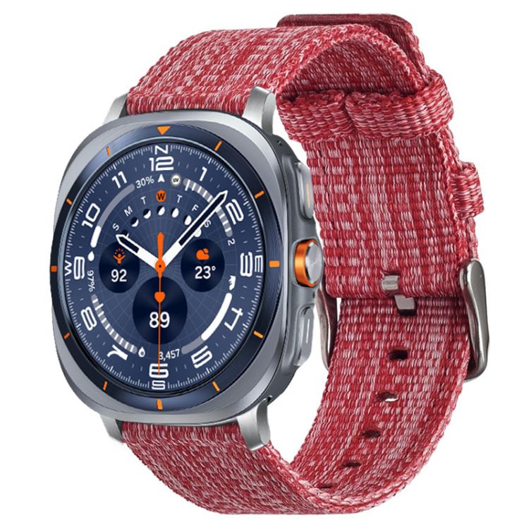For Samsung Galaxy Watch Ultra / Ultra 2025 xDfind Nylon Canvas Watch Band