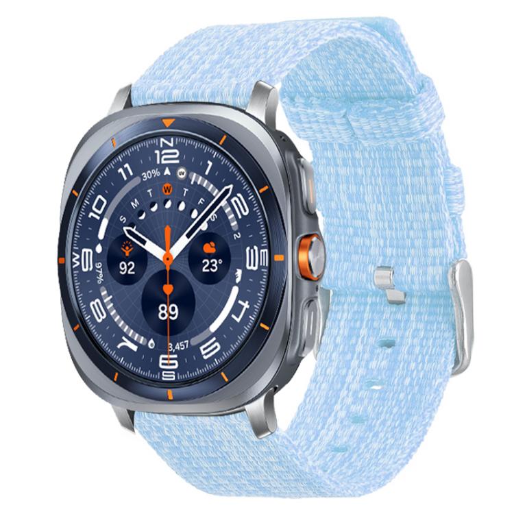 For Samsung Galaxy Watch Ultra / Ultra 2025 xDfind Nylon Canvas Watch Band