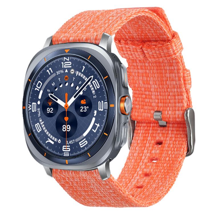 For Samsung Galaxy Watch Ultra / Ultra 2025 xDfind Nylon Canvas Watch Band