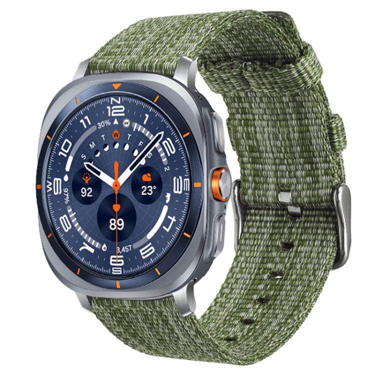 For Samsung Galaxy Watch Ultra / Ultra 2025 xDfind Nylon Canvas Watch Band