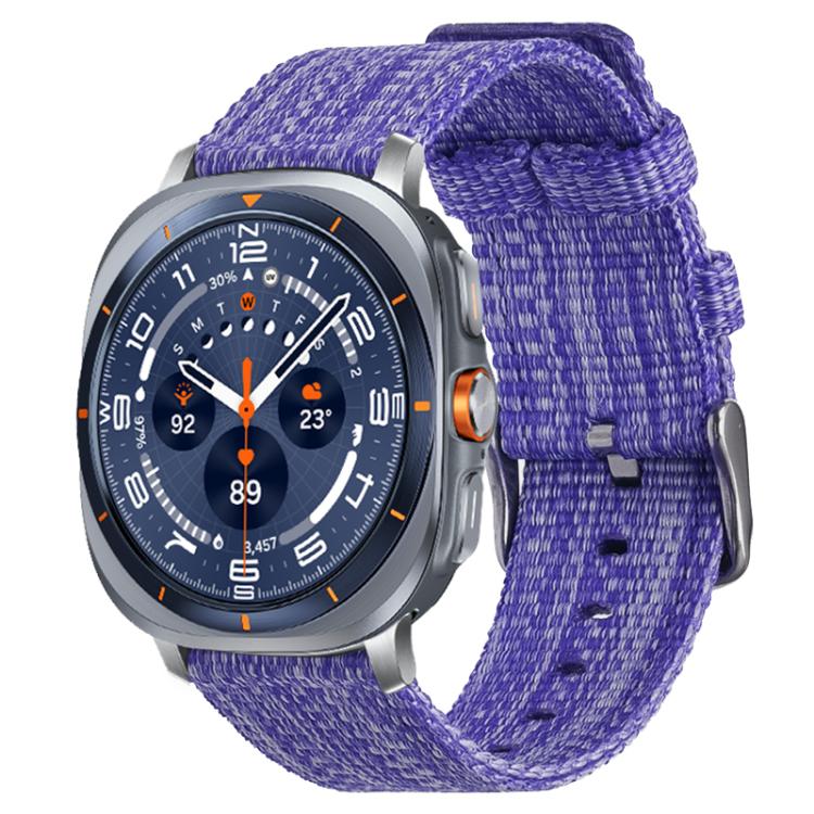 For Samsung Galaxy Watch Ultra / Ultra 2025 xDfind Nylon Canvas Watch Band