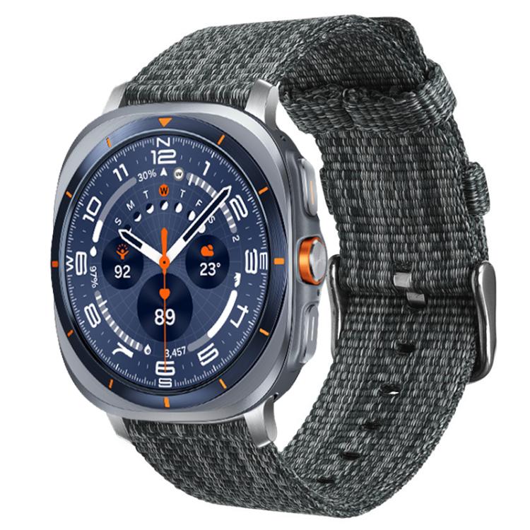 For Samsung Galaxy Watch Ultra / Ultra 2025 xDfind Nylon Canvas Watch Band