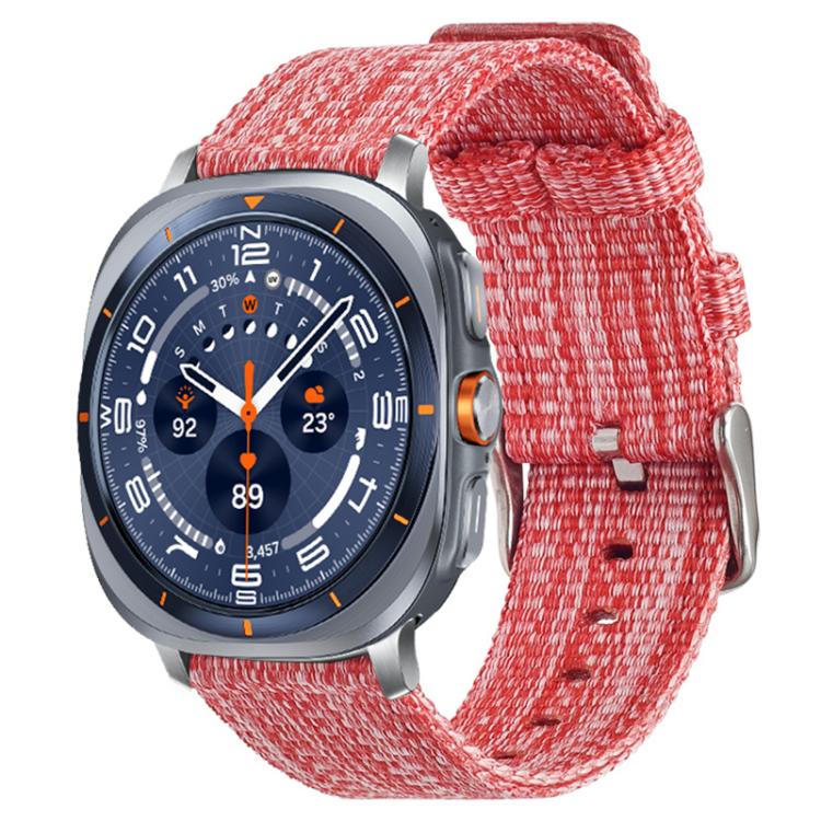 For Samsung Galaxy Watch Ultra / Ultra 2025 xDfind Nylon Canvas Watch Band