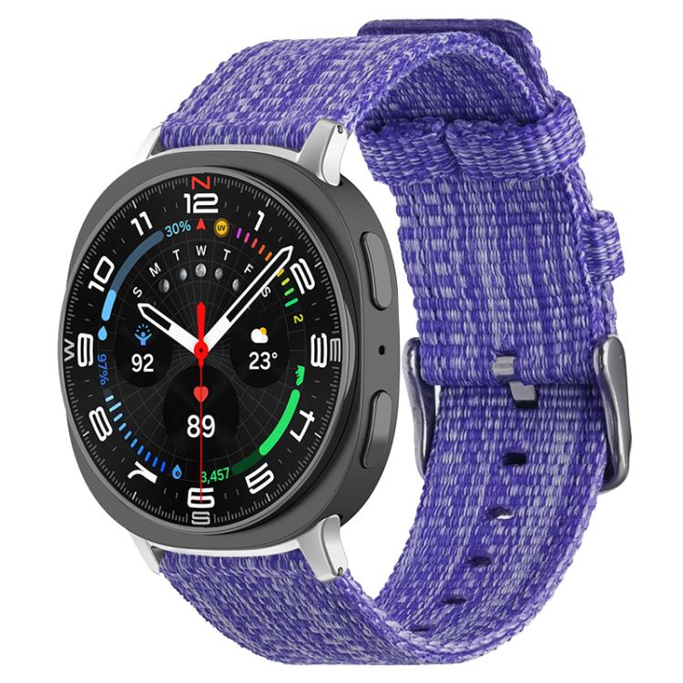 For Samsung Galaxy Watch8 / 8 Classic xDfind Nylon Canvas Watch Band