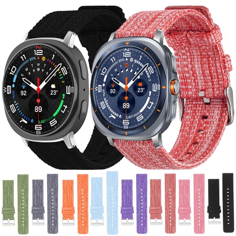For Samsung Galaxy Fit3 xDfind Nylon Canvas Watch Band