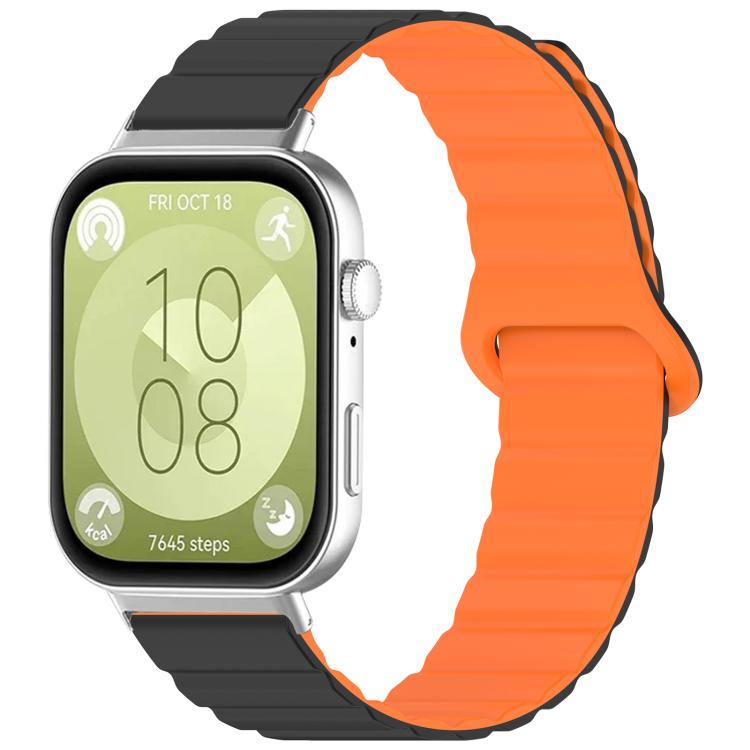 For Huawei Watch Fit4 Pro / Fit4 / Fit3 xDfind Loop Magnetic Glossy Silicone Watch Band