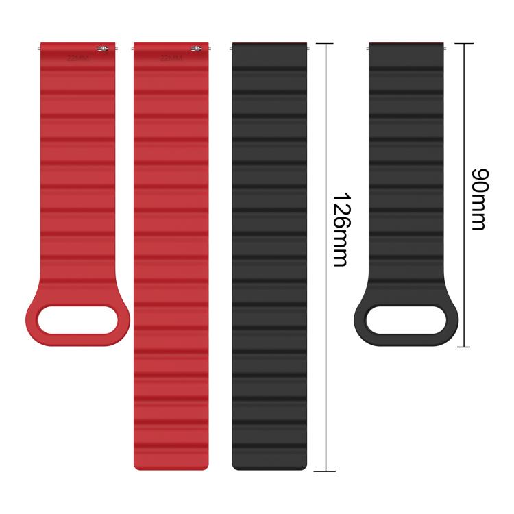 For Garmin Forerunner 45 / 45S / Swim 2 xDfind Loop Magnetic Glossy Silicone Watch Band