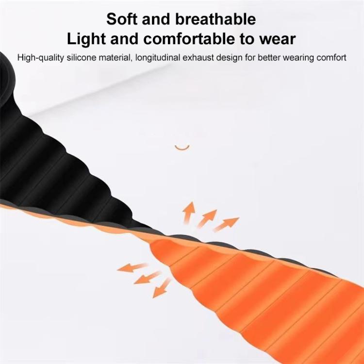 For Garmin Forerunner 45 / 45S / Swim 2 xDfind Loop Magnetic Glossy Silicone Watch Band