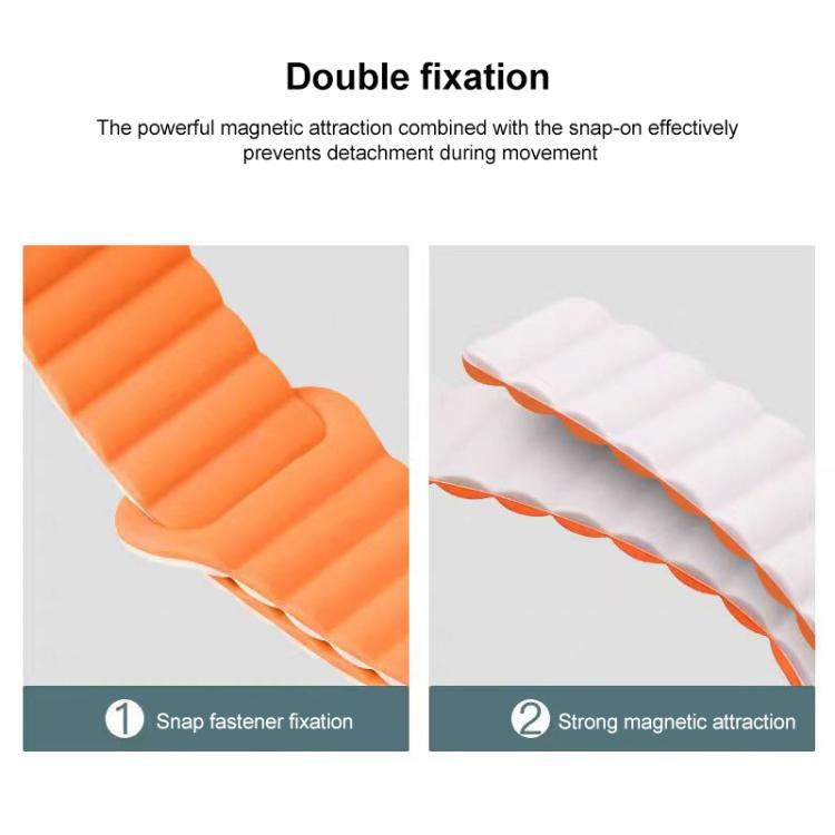 For Garmin Forerunner 45 / 45S / Swim 2 xDfind Loop Magnetic Glossy Silicone Watch Band