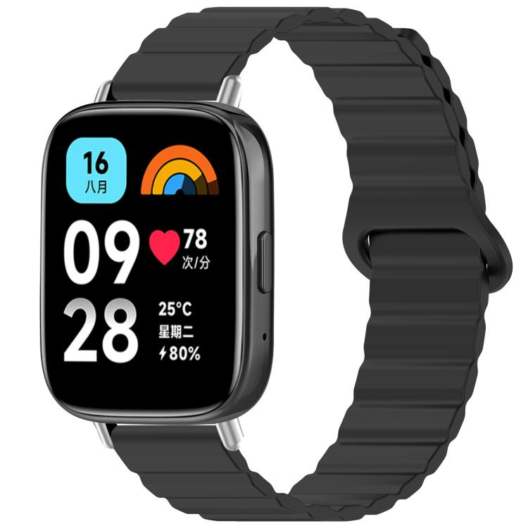 For Redmi Watch 3 Active / Watch 3 Lite xDfind Loop Magnetic Glossy Silicone Watch Band