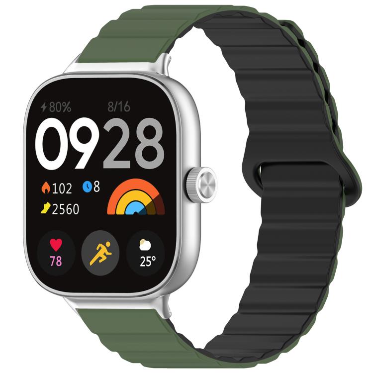For Xiaomi Band 10 Pro / 9 Pro / Redmi Watch 6 xDfind Loop Magnetic Glossy Silicone Watch Band
