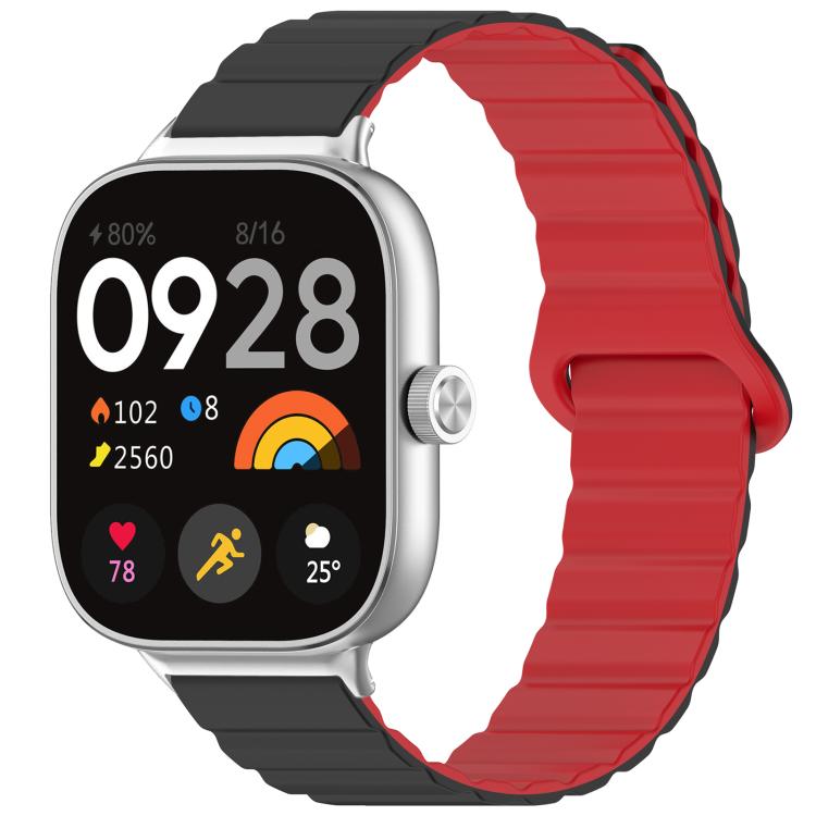 For Xiaomi Band 10 Pro / 9 Pro / Redmi Watch 6 xDfind Loop Magnetic Glossy Silicone Watch Band