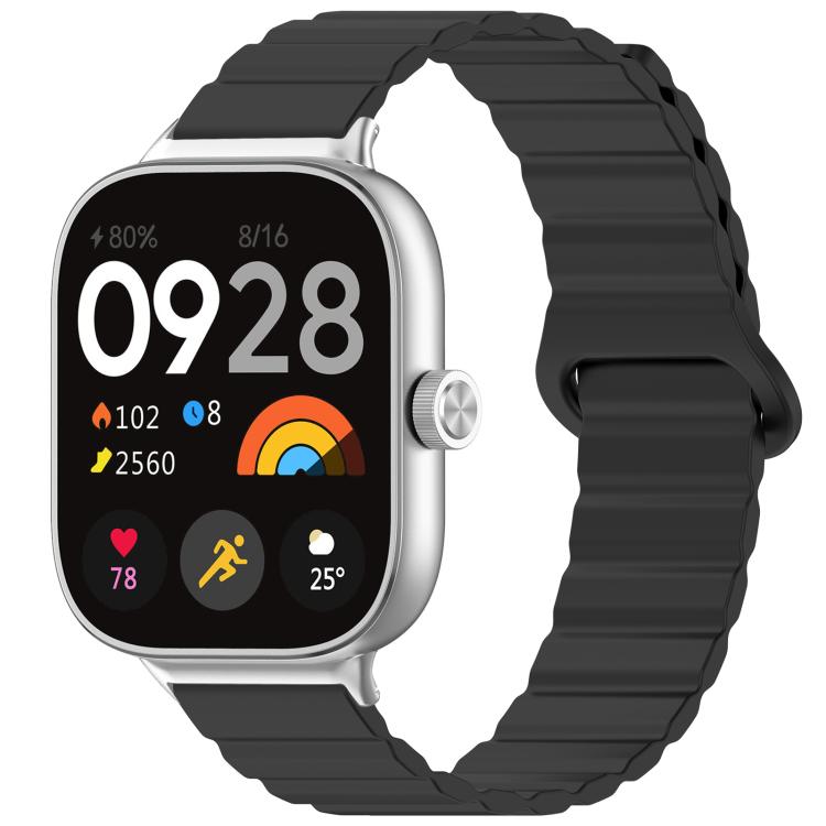 For Xiaomi Band 10 Pro / 9 Pro / Redmi Watch 6 xDfind Loop Magnetic Glossy Silicone Watch Band