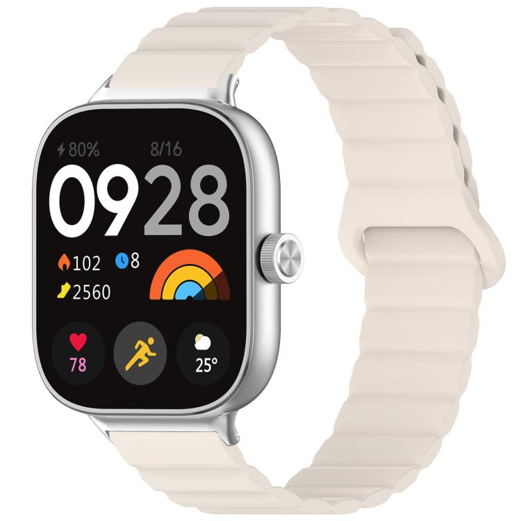 For Xiaomi Band 10 Pro / 9 Pro / Redmi Watch 6 xDfind Loop Magnetic Glossy Silicone Watch Band