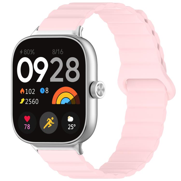 For Xiaomi Band 10 Pro / 9 Pro / Redmi Watch 6 xDfind Loop Magnetic Glossy Silicone Watch Band