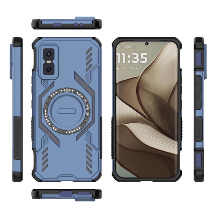 For Infinix GT 30 Pro Butterfly Armor MagSafe Magnetic Ring Shockproof Phone Case