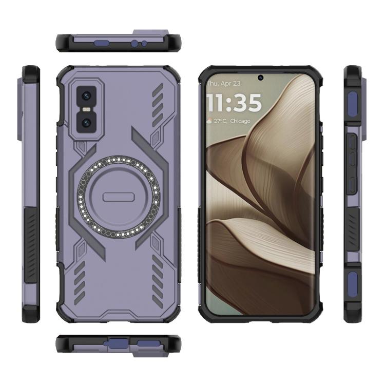 For Infinix GT 30 Pro Butterfly Armor MagSafe Magnetic Ring Shockproof Phone Case