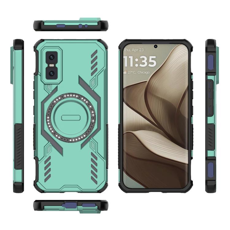 For Infinix GT 30 Pro Butterfly Armor MagSafe Magnetic Ring Shockproof Phone Case