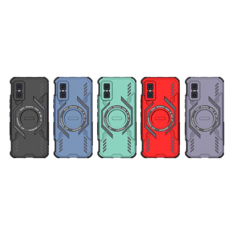 For Infinix GT 30 Pro Butterfly Armor MagSafe Magnetic Ring Shockproof Phone Case