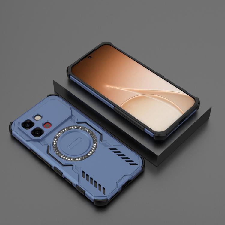 For Infinix Note Edge 5G Global Butterfly Armor MagSafe Magnetic Ring Shockproof Phone Case